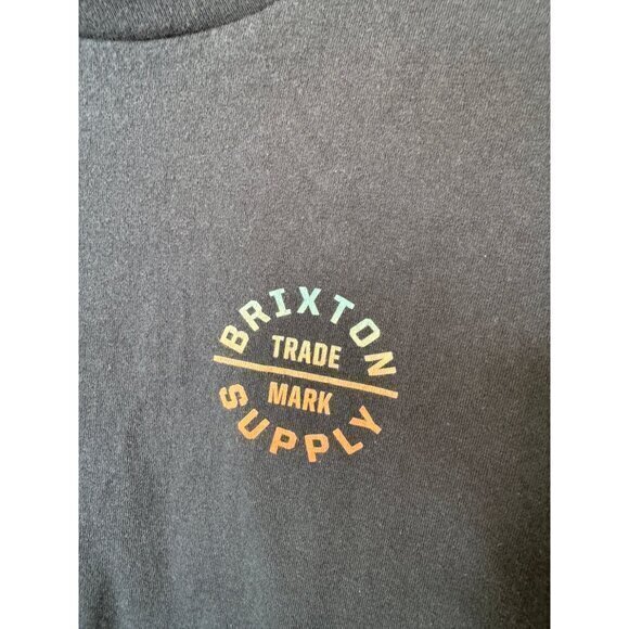 Brixton Men's Blue Shirt Size‎ X-Large short sleeve t-shirt standard fit cotton - Picture 5 of 6